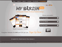 Tablet Screenshot of myparish.eu
