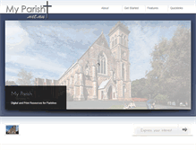 Tablet Screenshot of myparish.net.au